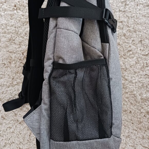 AceHigh Laptop Backpack Case Bag w/HDMI Charging Port Adjustable Straps Grey - Picture 5 of 14